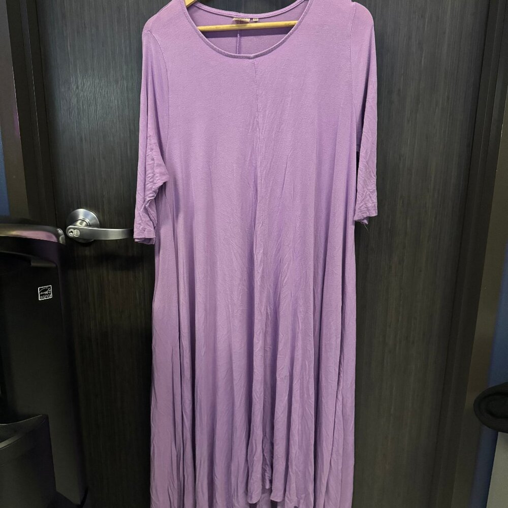 Oversized Purple dress with Pockets